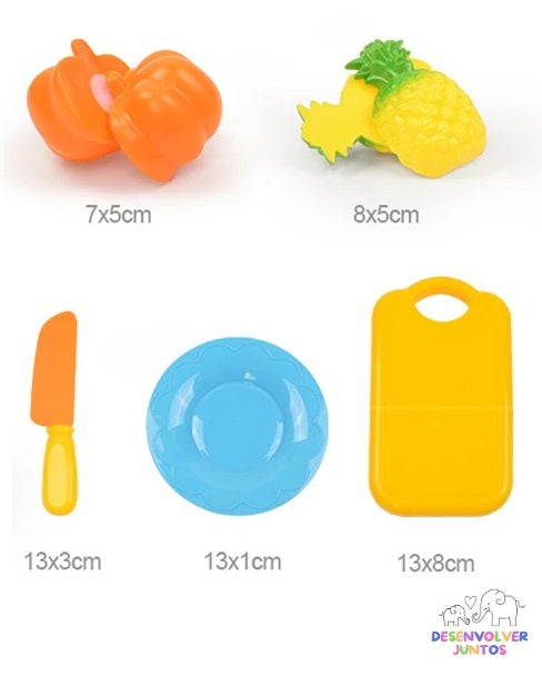 Conjunto Corta Frutas e Legumes