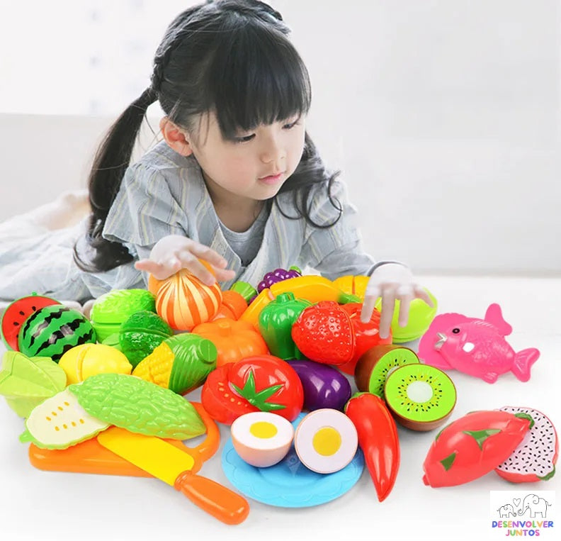 Conjunto Corta Frutas e Legumes